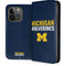 University of Michigan Wolverines M iPhone 15 Pro Folio Case